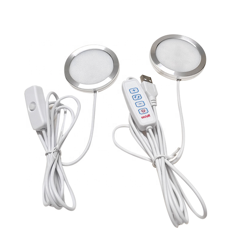 Ultra-Slim USB Powered Aluminum Alloy Housing LED Lamp Kit for Bambu Lab 3D Printed DIY Accessory Printing Fan Parts Night Light