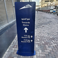 Signalisation de guidage de la plateforme et de la direction du train de qualité supérieure pour les grandes stations de métro souterraines