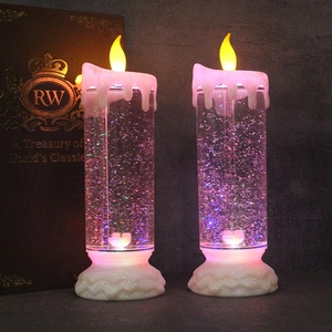 <span class=keywords><strong>Bougie</strong></span> <span class=keywords><strong>LED</strong></span> scintillante à couleur changeante, alimenté par piles, 1 pièce, pour noël - Product Image 2
