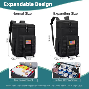 Leakproof <b>20L</b> Cooler Backpack Expandable Tactical Insulated <b>Bag</b> with MOLLE Webbing for Outdoor - Product Image 2