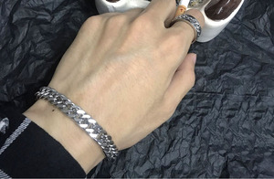 Pulsera de Cadena para Hombre, Joyería de Acero, Pulseras de Acero Inoxidable para Hombre, Accesorio de Moda para la Muñeca - Product Image 2