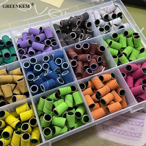 Kit de tambour de ponçage, 360 pièces, manchons de <span class=keywords><strong>ponceuse</strong></span> à tambour et 12 pièces mandrins à tambour pour outil rotatif <span class=keywords><strong>Dremel</strong></span>, bandes de ponçage des ongles - Product Image 4