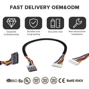 Grosir kabel koneksi komputer cincin magnetik ganda USB2.0 untuk harnes Universal antarmuka Data tipe-c - Product Image 4