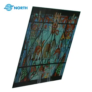 IGCC SGCC Decorative Ceramic Digital Printing Tempered Glass Panel For Wall Decoration