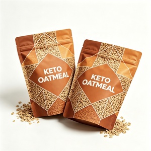 Bolsas de Plástico Personalizadas de 500g con Cierre Hermético, Aptas <span class=keywords><strong>para</strong></span> Alimentos, <span class=keywords><strong>para</strong></span> Leche, Granos, Granola, Cereales, <span class=keywords><strong>Avena</strong></span>, Harina de Maíz - Product Image 3
