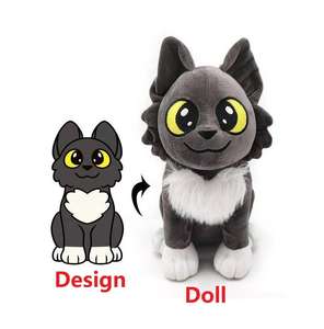 Tas OPP ulang tahun Anime Toymal kustom kartun uniseks Super lembut lembut pereda stres hadiah promosi tas jaring bordir mainan - Product Image 5