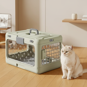 Cage de <span class=keywords><strong>transport</strong></span> pliable pour animaux de compagnie, approuvée par les compagnies aériennes, gain de place, pour chiens et chats, pour les voyages <span class=keywords><strong>en</strong></span> extérieur et <span class=keywords><strong>en</strong></span> <span class=keywords><strong>voiture</strong></span> - Product Image 3