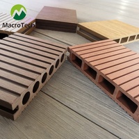 Tarima de Madera Compuesta WPC Moderna e Impermeable para Exteriores, Terrazas Comerciales y Cocinas