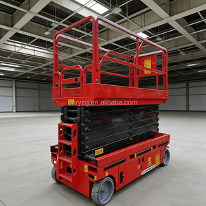 Échafaudage électrique miniature RONGYU 4M avec une hauteur maximale de 3,9 m et une capacité de 230 kg, facile à utiliser pour les travaux en espace restreint - Product Image 3