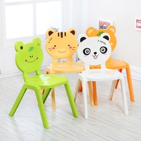 Chaise de maternelle pour enfants avec tabouret en plastique épaissi Table dossier antidérapant pour l'école en plein air chambre à coucher