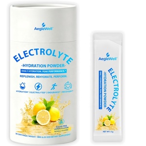 OEM Polvo Electrolítico Hidratante Sin Azúcar Sabor Limón Sodio Potasio <span class=keywords><strong>Magnesio</strong></span> Keto Resistencia Recuperación Stick Pack - Product Image 1