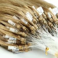 Extensiones de Cabello con Micro Anillos al por Mayor, 100% Cabello Humano, Sin Caída, Reutilizables, Nano Loop, para Propietarios de Salones