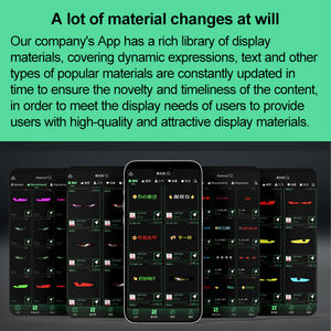 Luz de Ojos de Demonio, Lámpara de Ojos Colorida, Pantalla Suave para Ventana de Coche, Luz LED Flexible Programable RGB Personalizada para Camioneta, Control por Aplicación - Product Image 4