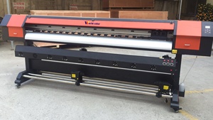 เครื่องพิมพ์ Guangzhou Worldcolor 2.5 เมตร รุ่น Eco Printer หัวพิมพ์คู่ I3200 เครื่องพิมพ์ขนาดใหญ่ สำหรับพิมพ์โปสเตอร์ แบนเนอร์ และวัสดุเฟล็กซ์ - Product Image 2