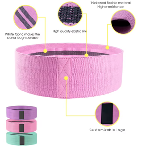 High Quality Customized Logo Yoga Gym Fitness Adjustable Elastic Latex Resistance <strong>Band</strong> - Product Image 3