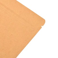 Sachet refermable personnalisé en plastique avec fermeture éclair, pour snacks et gelées, emballage en papier kraft et feuille d'aluminium, recyclable