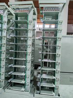 96 144 çekirdek açık Fiber optik çapraz bağlantı dolabı alüminyum SC LC PLC ODF Fiber optik su geçirmez çerçeve