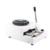 Machine d'estampage à chaud automatique pour cartes PVC GED Guangzhou, facile à utiliser, imprimante de cartes à plat multicolore pour cartes d'identité et de membre