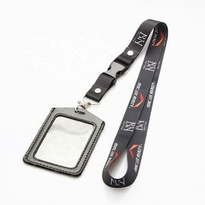 Hot Sale Custom Logo Polyester Lanyard <b>Work</b> & <b>Phone</b> Strap with Silk Screen Printing for ID Card & Keychain Holder - Product Image 1