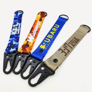 Llaveros Promocionales Personalizados al por Mayor con Logotipo, Mosquetones, Llaveros de Poliéster, Cordones de Muñeca de Camuflaje - Product Image 4