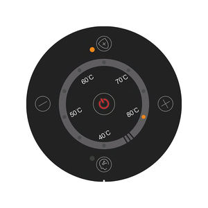 <span class=keywords><strong>Chauffe</strong></span>-<span class=keywords><strong>eau</strong></span> électrique vertical plat à double réservoir Enamei, capacité 30/50/80/100 litres, IPX4, pour salle de bain et cuisine - Product Image 5