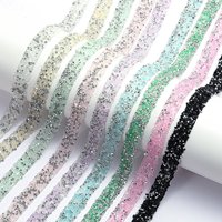 Selina Crystal Glanzende Grind Zelfklevende Tape Glas Strass voor Schoenen & Tassen, Hoofddeksels, Kledingverwerking & Accessoires
