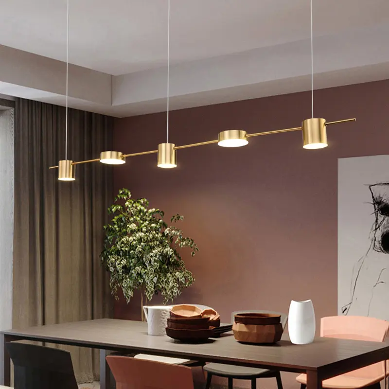 Modern Led Living Room Chandeliers Dining Table Ceiling Chandelier Kitchen Hanging Light Fixture Dimmable Indoor Lighting Lamp