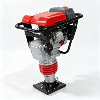 Compacteur de sol à moteur thermique 4 temps de qualité industrielle robuste, 4 kW, haute efficacité, pour les professionnels du bâtiment