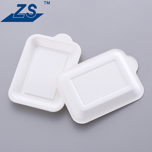 Thiết kế mới hình chữ nhật có hình dạng bã mía món ăn tấm ngón tay Tấm tấm dùng một lần cho bánh - Product Image 3