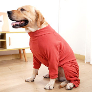 Pijama de Invierno para Perro <span class=keywords><strong>Doberman</strong></span>, Cuello Alto, Abrigo Polar Cálido, Chaqueta de Cobertura Completa de 4 Patas, <span class=keywords><strong>Ropa</strong></span> para el Hogar - Product Image 5