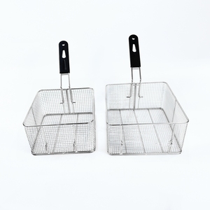 Oem thép không gỉ thương mại cấp Heavy-Duty Fryer giỏ Chất lượng cao cao cấp thực phẩm cấp thương mại lọc lọc - Product Image 1