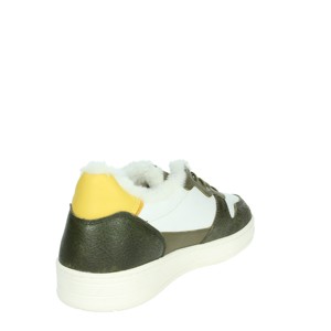 M391-C2F-NT-WA sneaker basse stile retrò bianche/verdi moda moda moda scarpe da passeggio PU soletta leggera traspirante per la primavera - Product Image 3