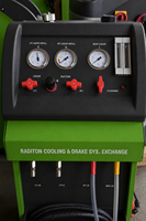Boscar WCS-6800 Sistema de Refrigeración de Frenos 2 en 1, Cambiador de Fluido de Radiador, CA 220-240V, Tanque de 20L*2, Potencia de 150W, Manómetro de Presión de 0-2Mpa, 1.8m