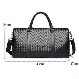 กระเป๋าเดินทางแบบดัฟเฟิลขนาดใหญ่ ผลิตตามสั่ง ขายส่ง ทนทาน ทำจากโพลีเอสเตอร์ กันน้ำ พร้อมชุดกระเป๋าเดินทางแบบสปอร์ต ทำจากหนัง PU สำหรับกิจกรรมกลางแจ้ง - Product Image 1