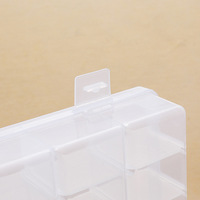 Boîte de rangement en plastique pour perles, 36 grilles, bricolage, bijoux, matériel de pêche, séparateurs réglables