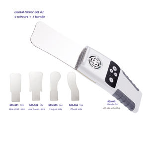 <span class=keywords><strong>Espejos</strong></span> Dentales de Acero Inoxidable Hidrófobos Antivaho con Luz y Dispositivo de Ventilación, Autoclavables, Recursos Didácticos - Product Image 3