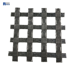 <span class=keywords><strong>100kn</strong></span> dệt kim <span class=keywords><strong>Polyester</strong></span> sợi thủy tinh geogrid cho xây dựng đường tráng với nhựa đường - Product Image 1
