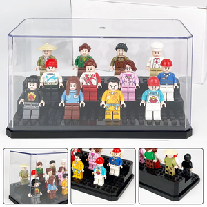 Caja de exhibición de bloques de construcción a prueba de polvo apilable de acrílico, vitrina de minifiguras para almacenamiento de juguetes de figuras de acción <span class=keywords><strong>Lego</strong></span> - Product Image 2