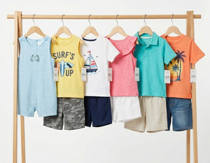 Venta al por mayor: Conjuntos infantiles Profit King, stock mixto, camisas con volantes de colores, camisetas, chalecos y conjuntos de vestidos para niños de 0 a 12 años, listos para enviar. - Product Image 2