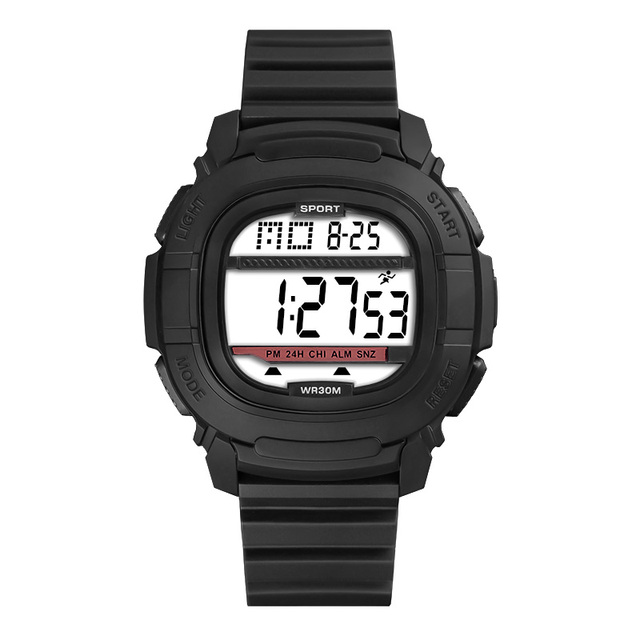 Electronic Digital Display Price Timing Best Gift for Men Waterproof Customized Brand Digital Watch Sports Analog Digital Watch