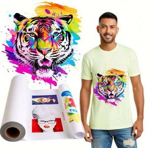 Oem Custom Package Heat Transfer PET Film DTF Film Roll 60 cm 30 cm A3 A4 A5 for Custom <b>T</b>-shirt Design - Product Image 3