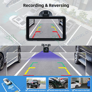 Application UI OEM 7'' sans fil CarPlay & Android <span class=keywords><strong>Auto</strong></span> - Écran tactile portable avec batterie 4000mAh, Mirror Link, commande vocale - Product Image 6