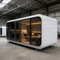Maison mobile intégrée de camping européenne, design moderne, hôtel de luxe, solution complète, maison intelligente tout-en-un