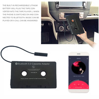 Convertisseur de bande Bluetooth vente chaude à l'ancienne Mp3 Bluetooth téléphone mains libres lecteur de Cassette de voiture