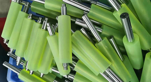 OEM Personnalisables Meilleures Ventes Roues à Rouleaux Conducteurs Meilleures Ventes Rouleaux en Polyuréthane Boule Nylon Métal Enduit de Silicone Aluminium - Product Image 5