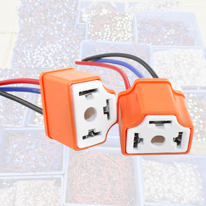 H4 ổ cắm gốm Xe Dẫn sương mù đèn đèn Đèn pha Bóng đèn chủ ổ cắm <span class=keywords><strong>Adapter</strong></span> kết nối cắm dẫn 9003 HB2 H4 kết nối bộ chuyển đổi - Product Image 6