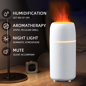Diffuseur <span class=keywords><strong>d</strong></span>'arômes pour voiture avec certification CE, 100 ml, <span class=keywords><strong>3</strong></span> <span class=keywords><strong>en</strong></span> <span class=keywords><strong>1</strong></span>, USB, brume froide ultrasonique, effet flamme, pour voiture - Product Image 3