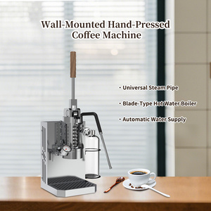 Machine <span class=keywords><strong>à</strong></span> <span class=keywords><strong>café</strong></span> électrique pressée <span class=keywords><strong>à</strong></span> la main programmable semi-automatique pour voiture domestique RV Hôtel utilisation murale pour prise UE - Product Image 2
