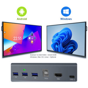 55 65 75 86 98 110インチ 4K スマートスクールホワイトボード ペン/指タッチスクリーン インタラクティブスマートデジタルボードパネル 教育用 - Product Image 6