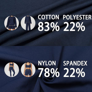 Ensemble de Yoga pour Femme de Fitness : Soutien-Gorge de Sport, Haut Ample à Manches Longues, Legging Taille Haute et Pantalon Large, Couleurs Contrastées - Product Image 6